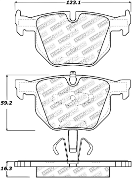 Picture of StopTech Street Select Brake Pads - Rear