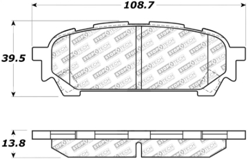 Picture of StopTech Street Select Brake Pads - Front