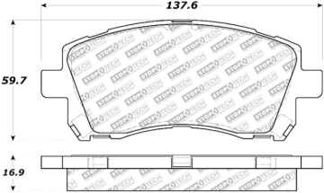 Picture of StopTech Street Select Brake Pads - Front/Rear