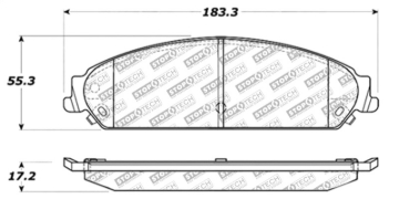 Picture of StopTech Street Select Brake Pads - Front/Rear