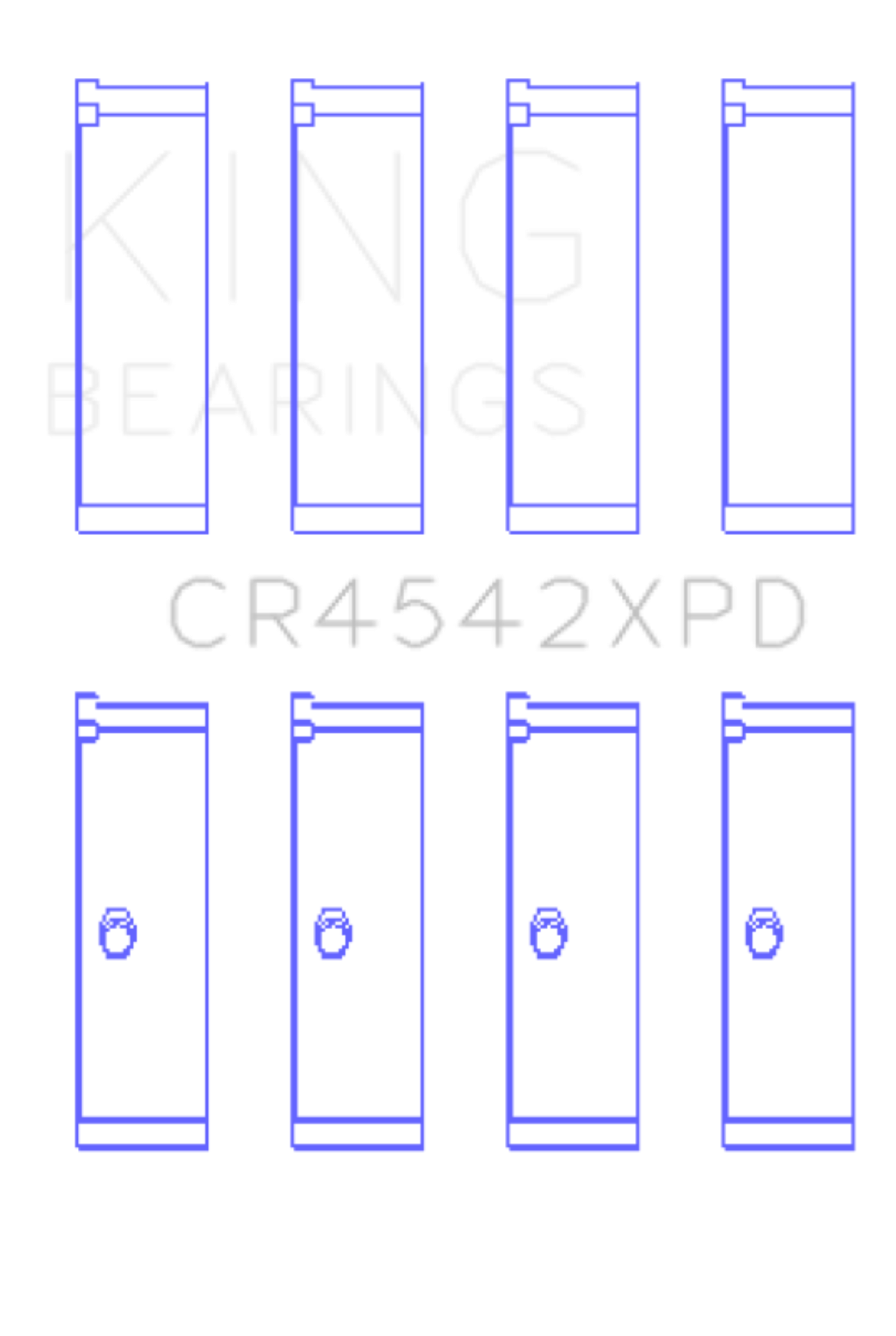 Picture of King Engine Bearings KING Performance Rod Bearings - CR4542XPD