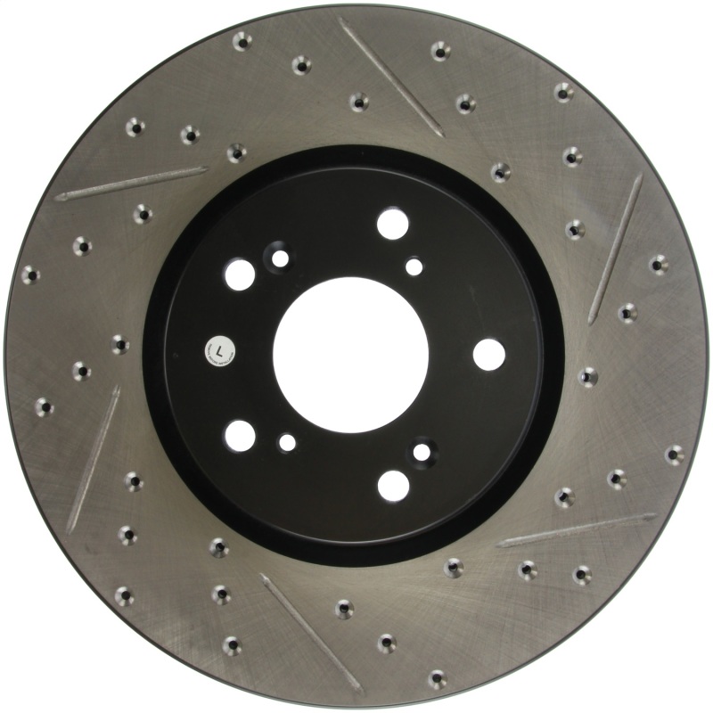 Picture of Sport Drilled & Slotted Brake Rotor; Front Left
