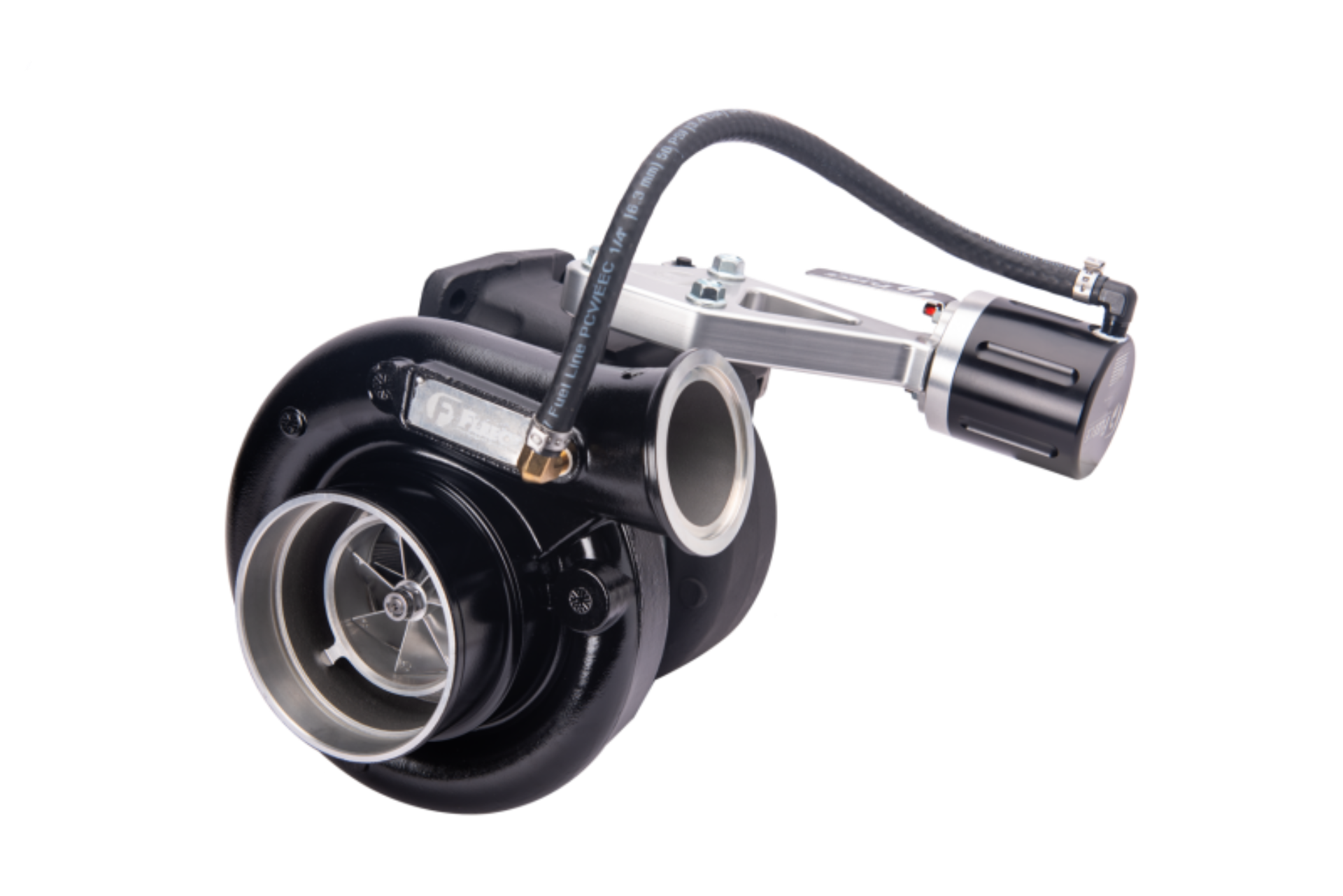Picture of Fleece Performance FPE 63mm Cheetah Turbos Turbochargers - FPE-HX35-63-FMW