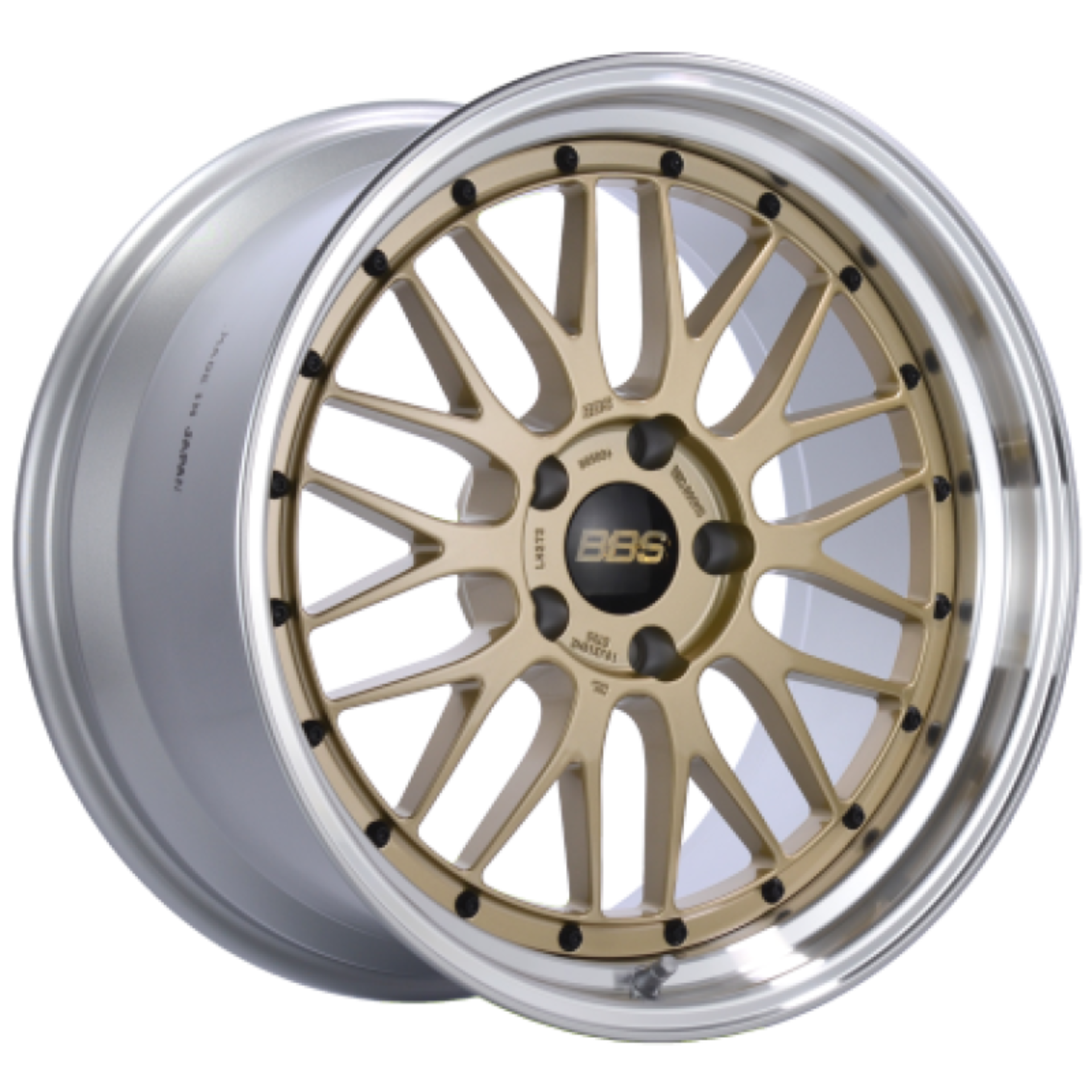 Picture of BBS LM 18x8.5 5x130 ET56 CB 71.6 Gold Center / Diamond Cut Lip Wheel
