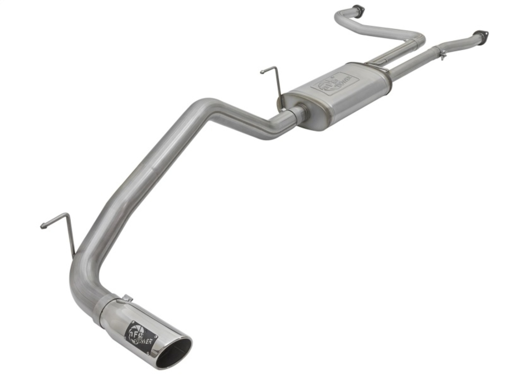 Picture of aFe MACH Force-Xp 2-1/2in Cat-Back Exhaust System w/ Polished Tip 16-17 Nissan Titan XD V8 5.6L