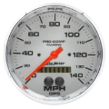 Picture of Autometer Speedometer 5in 140 MPH GPS Marine Chrome Ultra-Lite Gauge