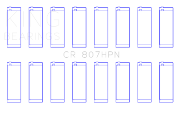Picture of King Engine Bearings Chevrolet SBC 307ci 350ci Gen III/IV Connecting Rod Bearing Set
