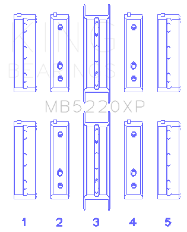 Picture of King Engine Bearings KING Performance Main Bearings - MB5220XP.026