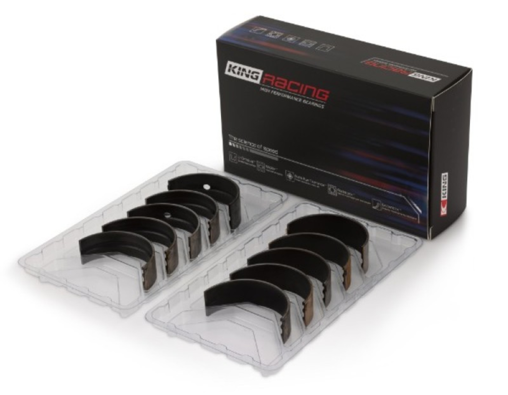 Picture of King Engine Bearings Nissan SR20DET (GTiR) 16V - (Size +.025) Performance Main Bearing Set