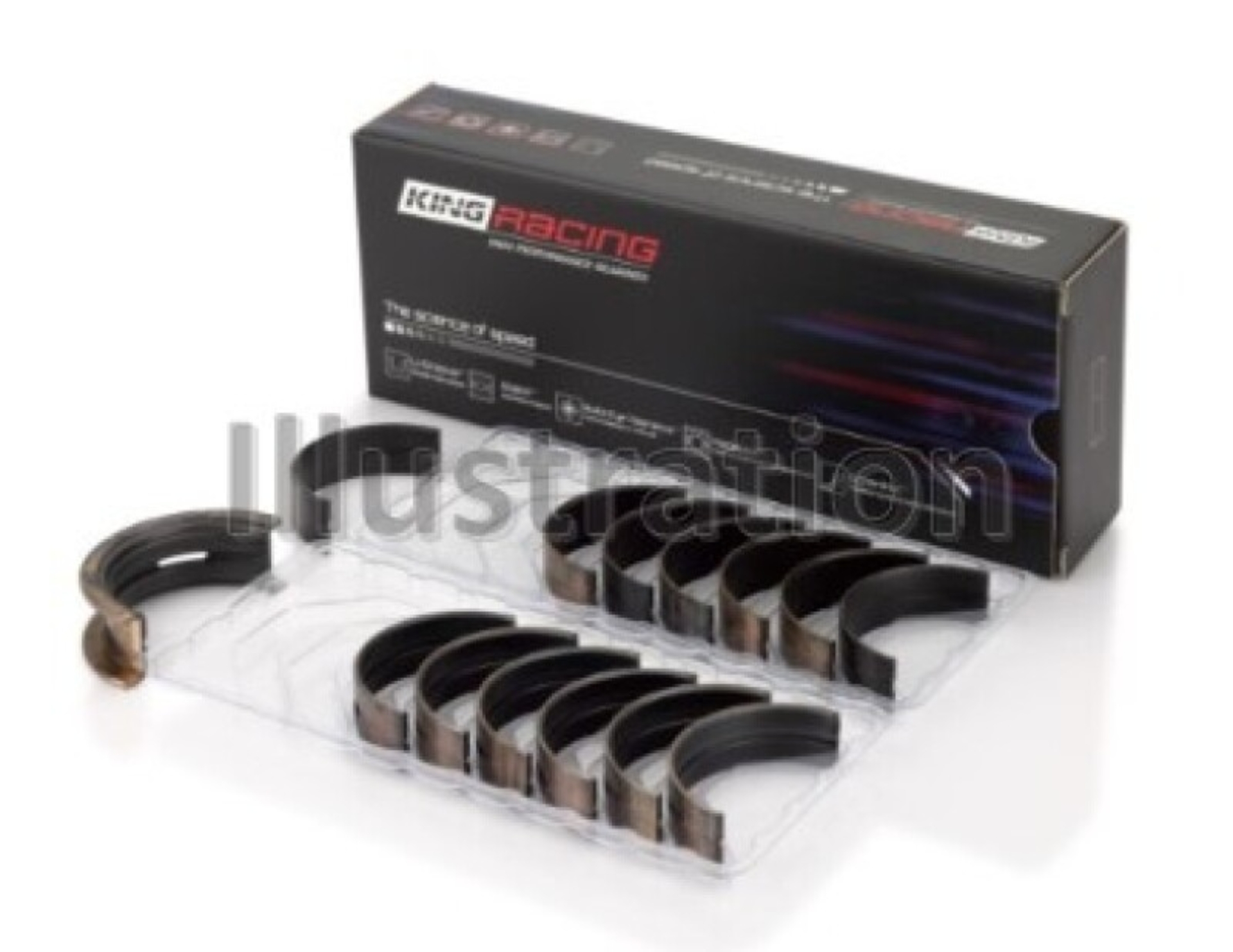 Picture of King Engine Bearings Nissan 2.5L RB25DET 24V (Size .025) Performance Main Bearing Set