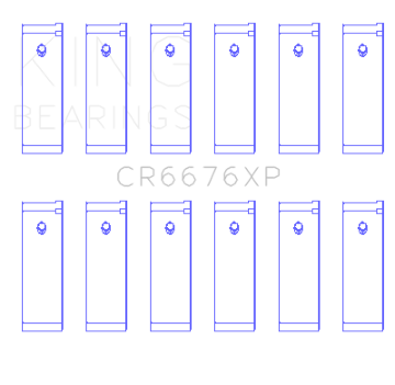 Picture of King Engine Bearings Nissan VG30DE/VG30DETT/VG30E/VG30T (Size +.025) Performance Rod Bearing Set