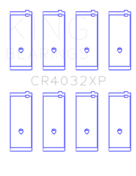 Picture of King Engine Bearings Toyota 4AGE/4AGZE 16v 1.6L (Size .025mm) Rod Bearing Set