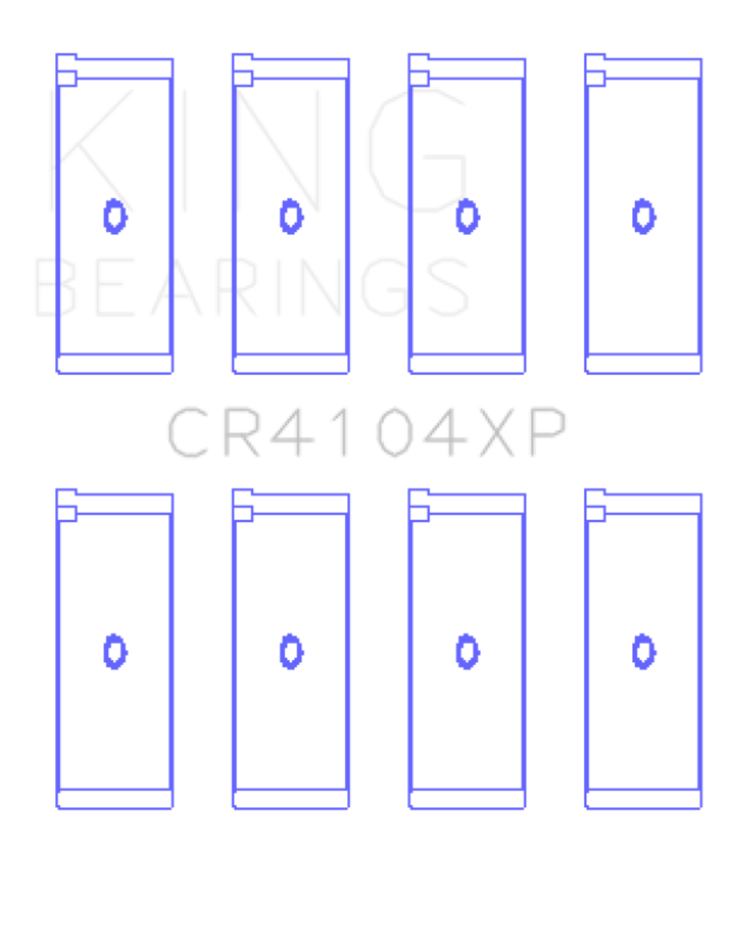 Picture of King Engine Bearings KING Performance Rod Bearings - CR4104XP.026