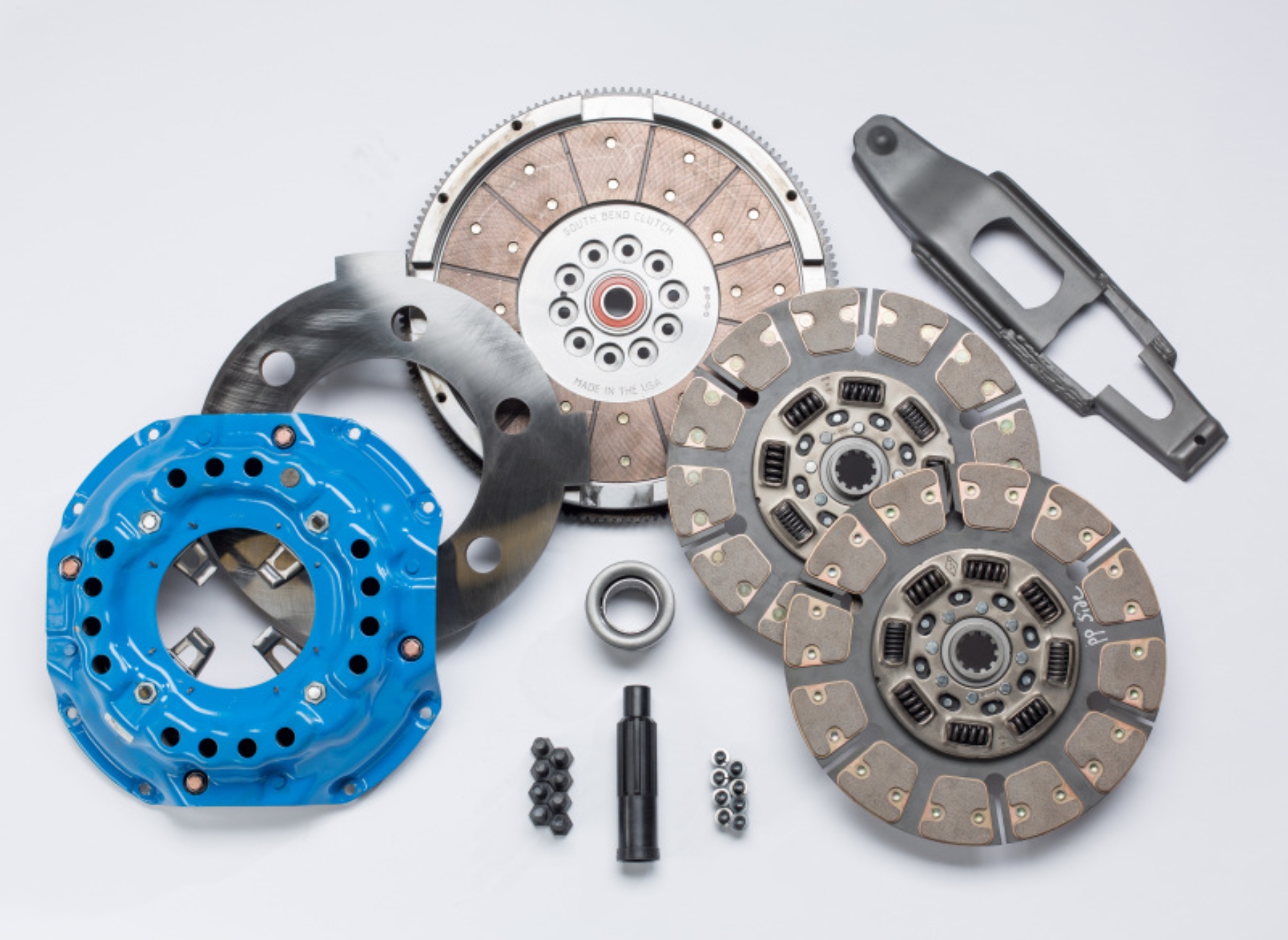 Picture of South Bend Clutch 04-07 Ford 6.0 6sp Trans Super Street Dampened Ceramic Button Clutch Kit