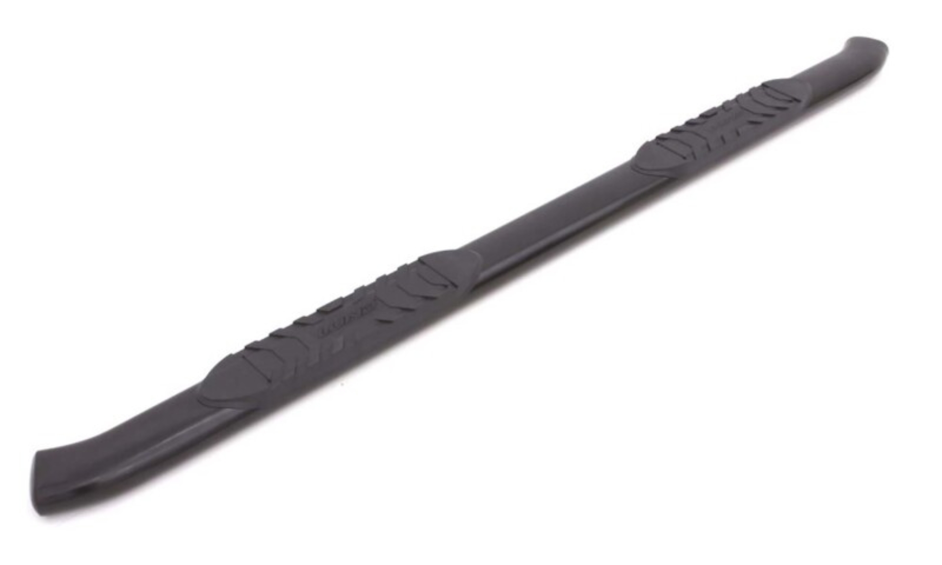 Picture of Lund 2010+ Dodge Ram 2500/3500 Mega Cab 5in Oval Curved Steel Nerf Bars - Black