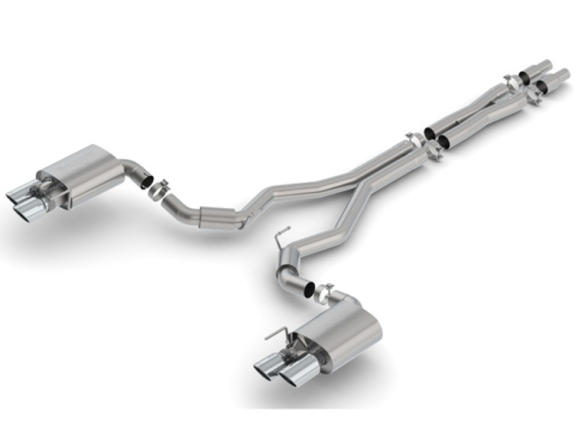 Picture of Borla 2018 Ford Mustang GT 5.0L AT/MT 3in S-Type Catback Exhaust w/ Valves