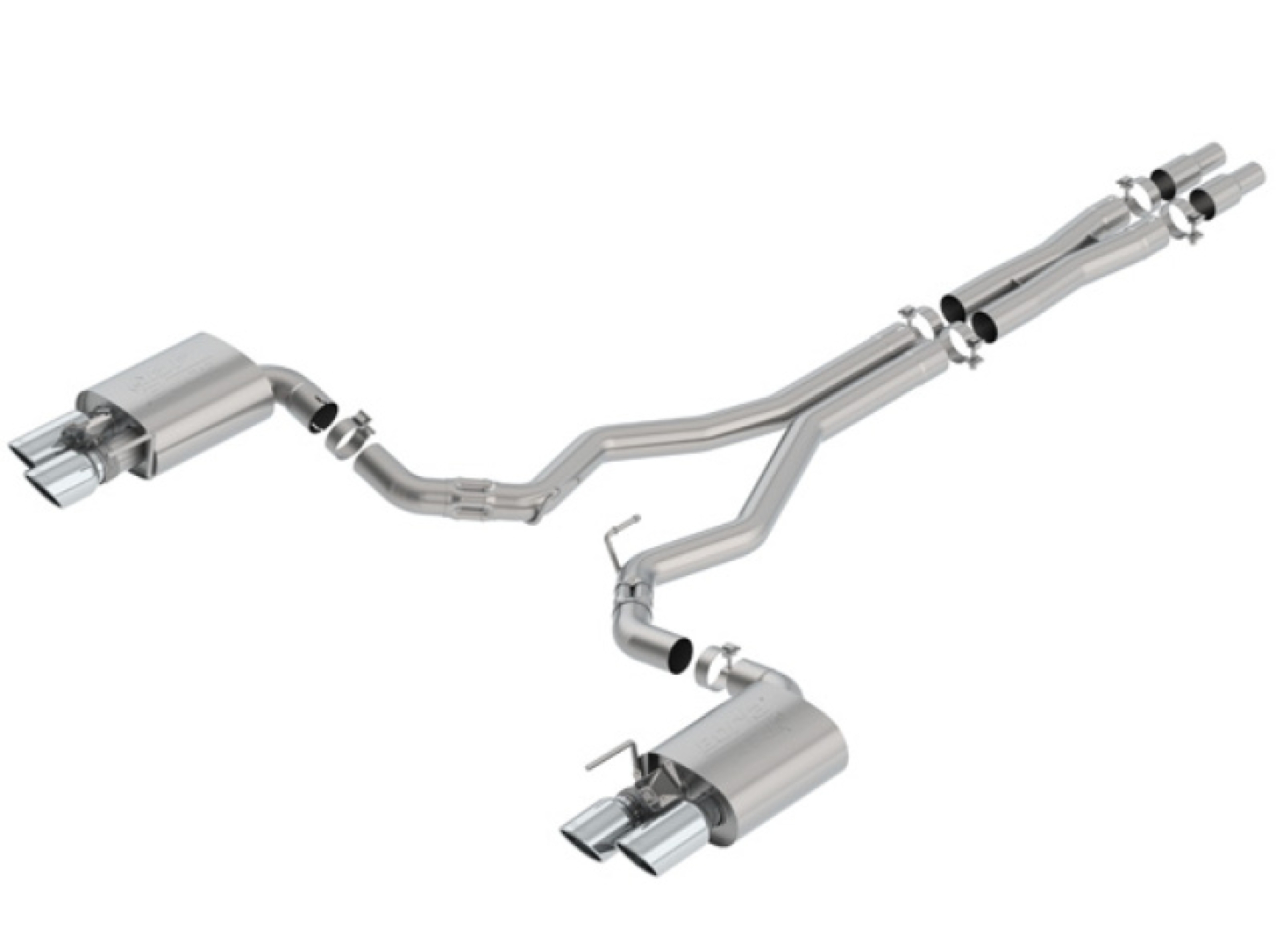 Picture of Borla 2018 Ford Mustang GT 5.0L AT/MT 3in ATAK Catback Exhaust w/ Valves