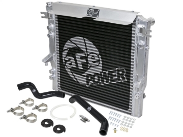 Picture of aFe BladeRunner GT Series Bar and Plate Radiator w/ Black Hoses 07-11 Jeep Wrangler (JK) V6 3.8L