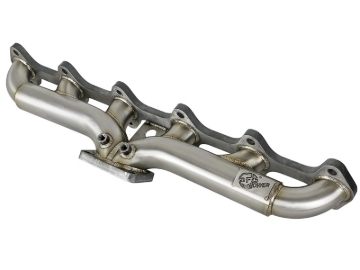 Picture of aFe Twisted Steel Header Turbo Manifold (T4) 98.5-02 Dodge Diesel Trucks L6 5.9L (td)