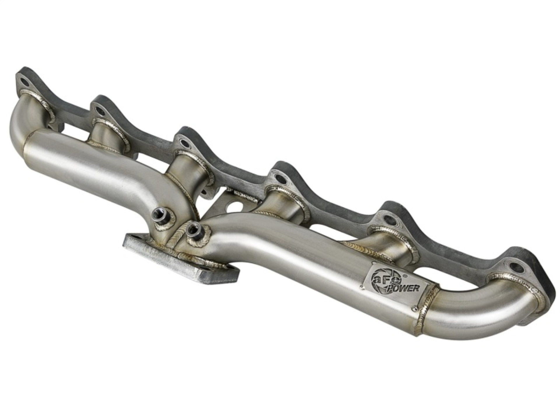 Picture of aFe Twisted Steel Header Turbo Manifold (T3) 98.5-02 Dodge Diesel Trucks L6 5.9L (td)