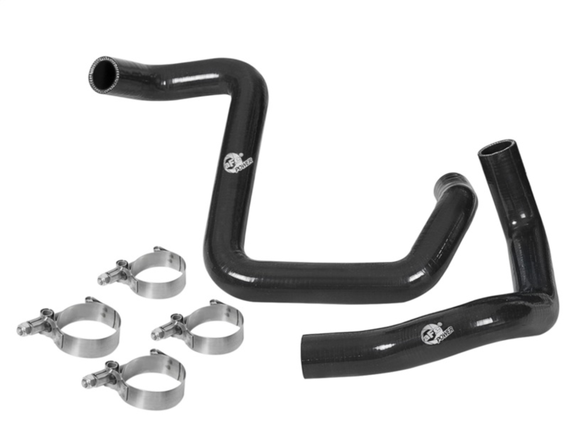 Picture of aFe BladeRunner Silicone Radiator Hose Kit 12-18 Jeep Wrangler (JK) V6 3.6L - Black