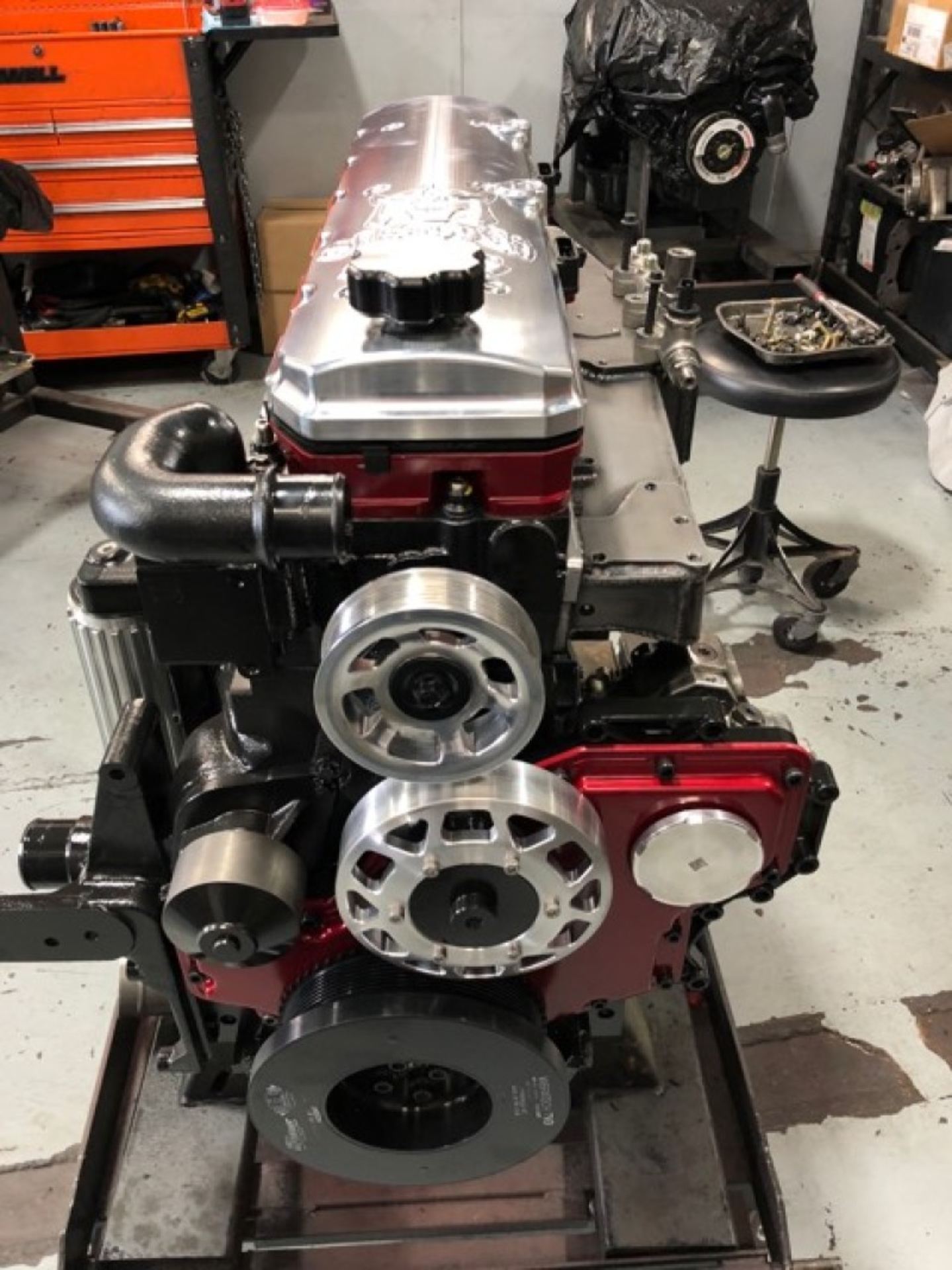 Picture of Industrial Injection 07-18 Dodge Cummins 5.9L/6.7L Common Rail Billet Pulley Kit