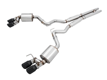 Picture of AWE Tuning 2018+ Ford Mustang GT (S550) Cat-Back Exhaust - Touring Edition (Quad Diamond Black Tips)