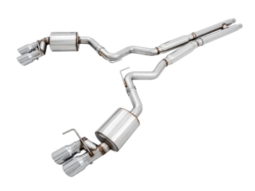 Picture of AWE Tuning 2018+ Ford Mustang GT (S550) Cat-Back Exhaust - Touring Edition (Quad Chrome Silver Tips)