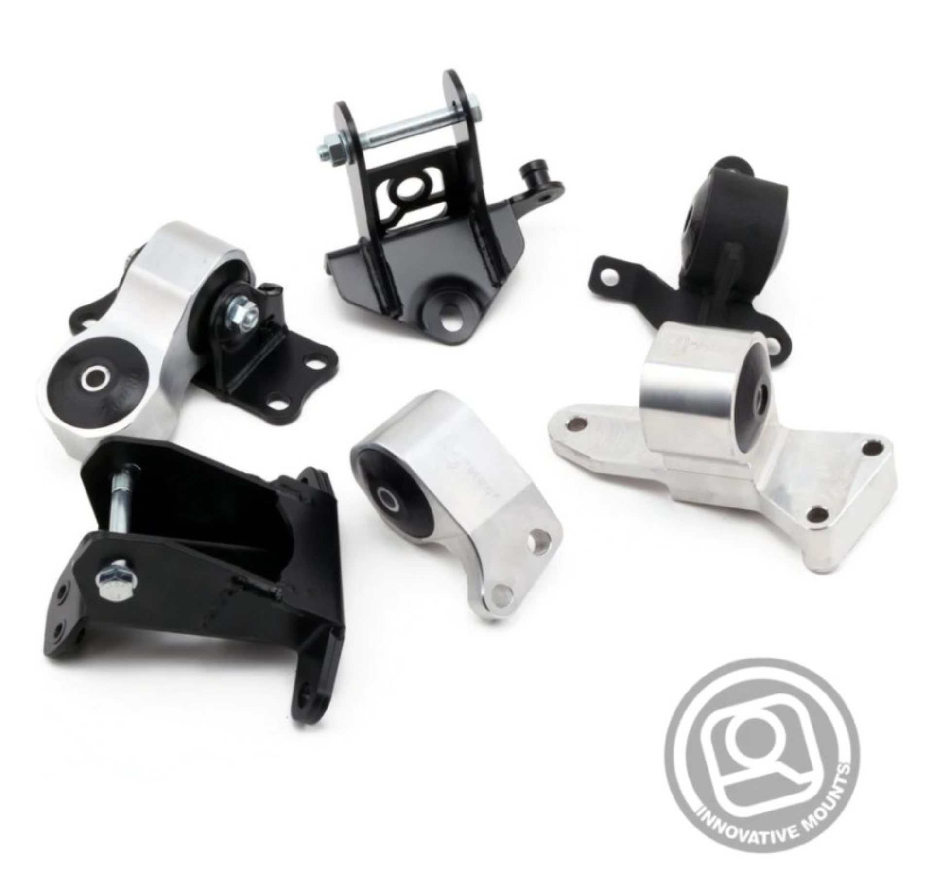 Picture of Innovative Mounts INM Blk Alum Mount Kit-95A Engine Mounts - B90850-95A-BA