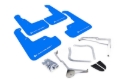 Picture of Rally Armor RAL UR Blue Flap/Wht Logo Mud Flaps - MF32-UR-BL/WH