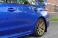 Picture of Rally Armor RAL UR Blue Flap/Wht Logo Mud Flaps - MF32-UR-BL/WH