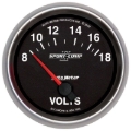 Picture of Autometer Sport-Comp II 2-5/8in 18V Electrical Voltmeter Gauge