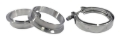 Picture of Torque Solution Stainless Steel V-Band Clamp & Flange Kit - 2.5in