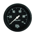 Picture of Autometer AutoGage 2-5/8in Mechanical Black 0-100 PSI Oil Pressure Gauge