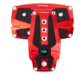 Picture of NRG Aluminum Sport Pedals Pedal Covers - PDL-250RD