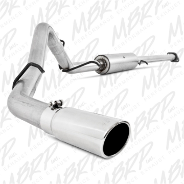 Picture of MBRP 2007-2008 Chev/GMC 1500 (Next Gen.) CC EC 66 bed 4.8/5.3L Cat Back Single Side