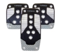 Picture of NRG Aluminum Sport Pedals Pedal Covers - PDL-400BK