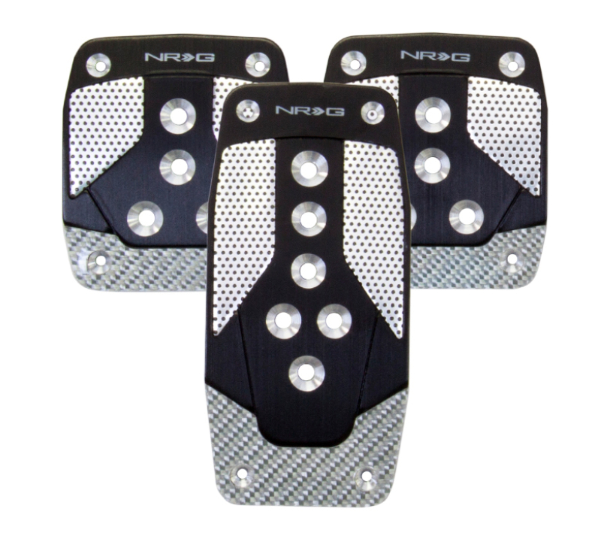 Picture of NRG Aluminum Sport Pedals Pedal Covers - PDL-400BK