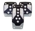 Picture of NRG Aluminum Sport Pedals Pedal Covers - PDL-400BK
