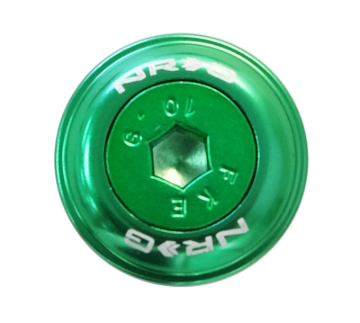 Picture of NRG Fender Washer Kit w/Color Matched M6 Bolt Rivets For Plastic (Green) - Set of 10
