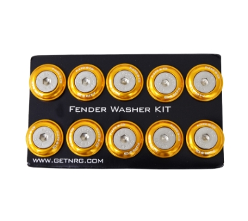 Picture of NRG Fender Washer Kit w/Rivets For Plastic (Rose Gold) - Set of 10