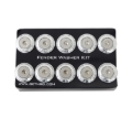 Picture of NRG Fender Washer Kit w/Rivets For Plastic (Silver) - Set of 10