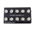 Picture of NRG Fender Washer Kit w/Rivets For Plastic (Black) - Set of 10