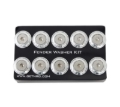 Picture of NRG Fender Washer Kit w/Rivets For Plastic (Silver) - Set of 10