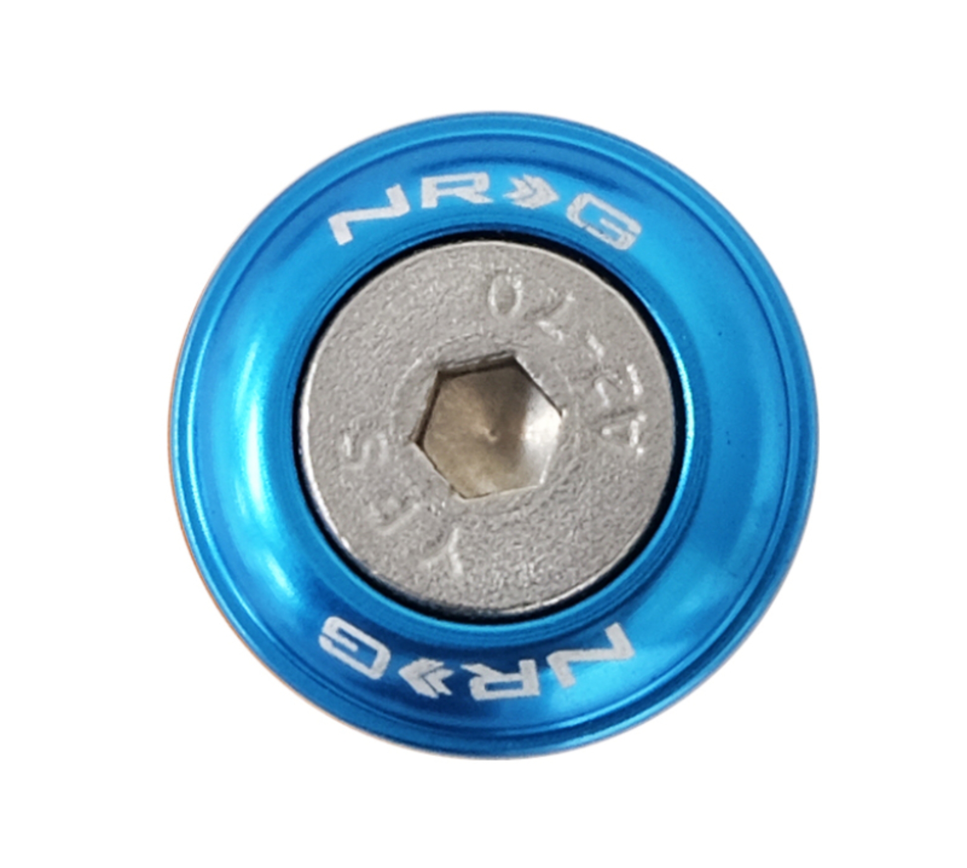 Picture of NRG Fender Washer Kit w/Rivets For Plastic (Blue) - Set of 10