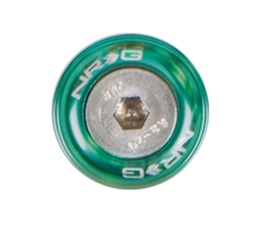 Picture of NRG Fender Washer Kit w/Rivets For Metal (Green) - Set of 10
