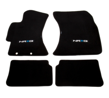Picture of NRG Floor Mats - 2009-2011 Subaru Impreza WRX/STi (NRG Logo) - 4pc.