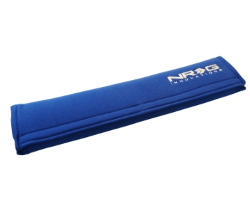 Picture of NRG Seat Belt Pads 3.5in. W x 17.3in. L (Blue) Long - 1pc