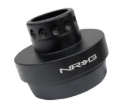 Picture of NRG Short Spline Adapter - 16+ Yamaha YXZ (Secures With OEM Lock Nut) - Black
