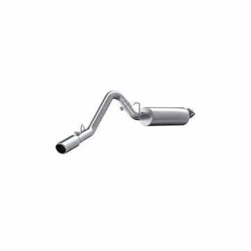 Picture of MBRP 2000-2006 Jeep Wrangler (JK) Inline-4 2.5L Inline-6 4.0L Cat Back Single Side